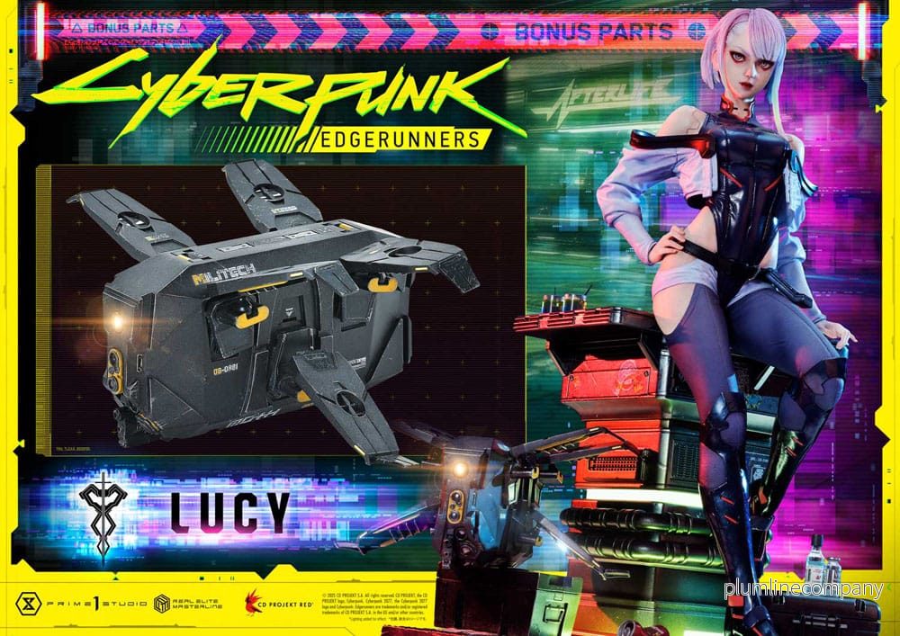 Cyberpunk: Edgerunners Real Elite Masterline Series Statue 1/4 Deluxe Bonus Version Lucy 50 cm - Bild 2