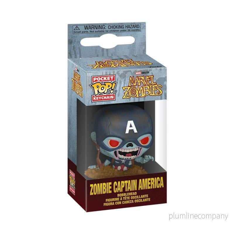 Marvel Zombies POP! Vinyl Nyckelrings 4 cm Captain America Display (12) - Bild 3