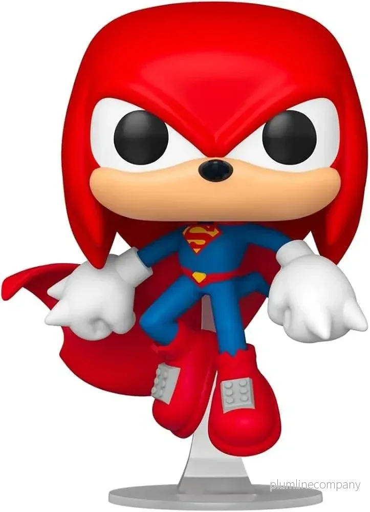 DC x Sonic the Hedgehog POP! Heroes Figur Knuckles som Superman 9 cm - Bild 2