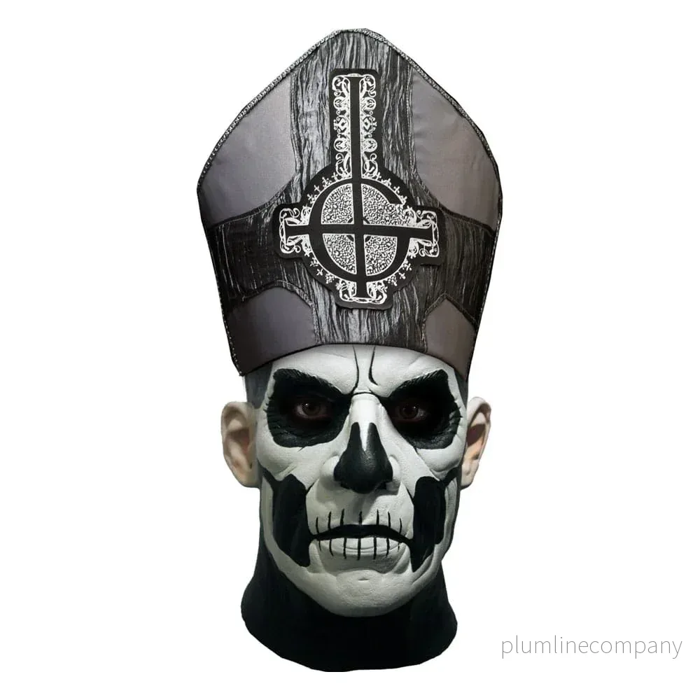 Ghost Mask med Hatt Papa Emeritus II Deluxe