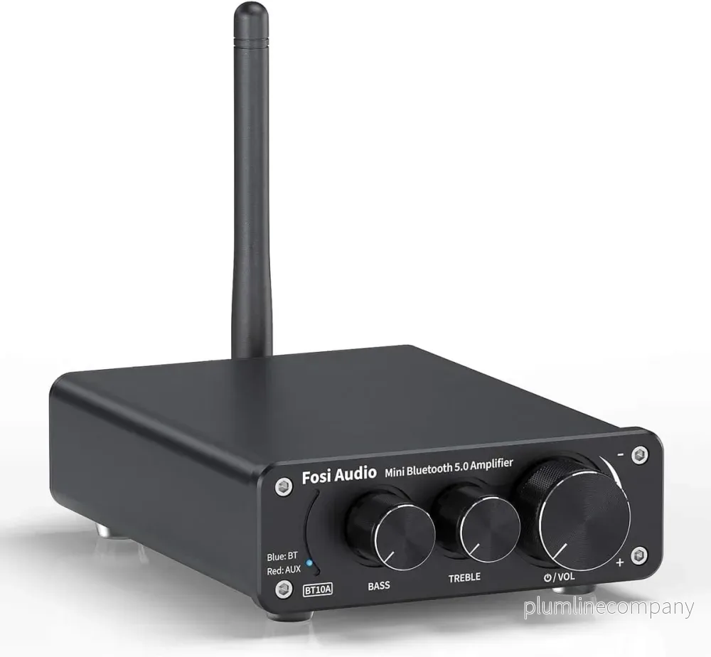 Fosi Audio BT10A Bluetooth 5.0 Stereo Audio Amplifier Receiver 2 Channel Class D Hi-Fi Integrated Amp för passiva hemhögtalare 50W x 2 TPA3116 Fosi Audio BT10A Bluetooth 5.0 Stereo Audio Amplifier Receiver 2 Channel Class D Hi-Fi Integrated Amp för passiva hemhögtalare 50W x 2 TPA3116