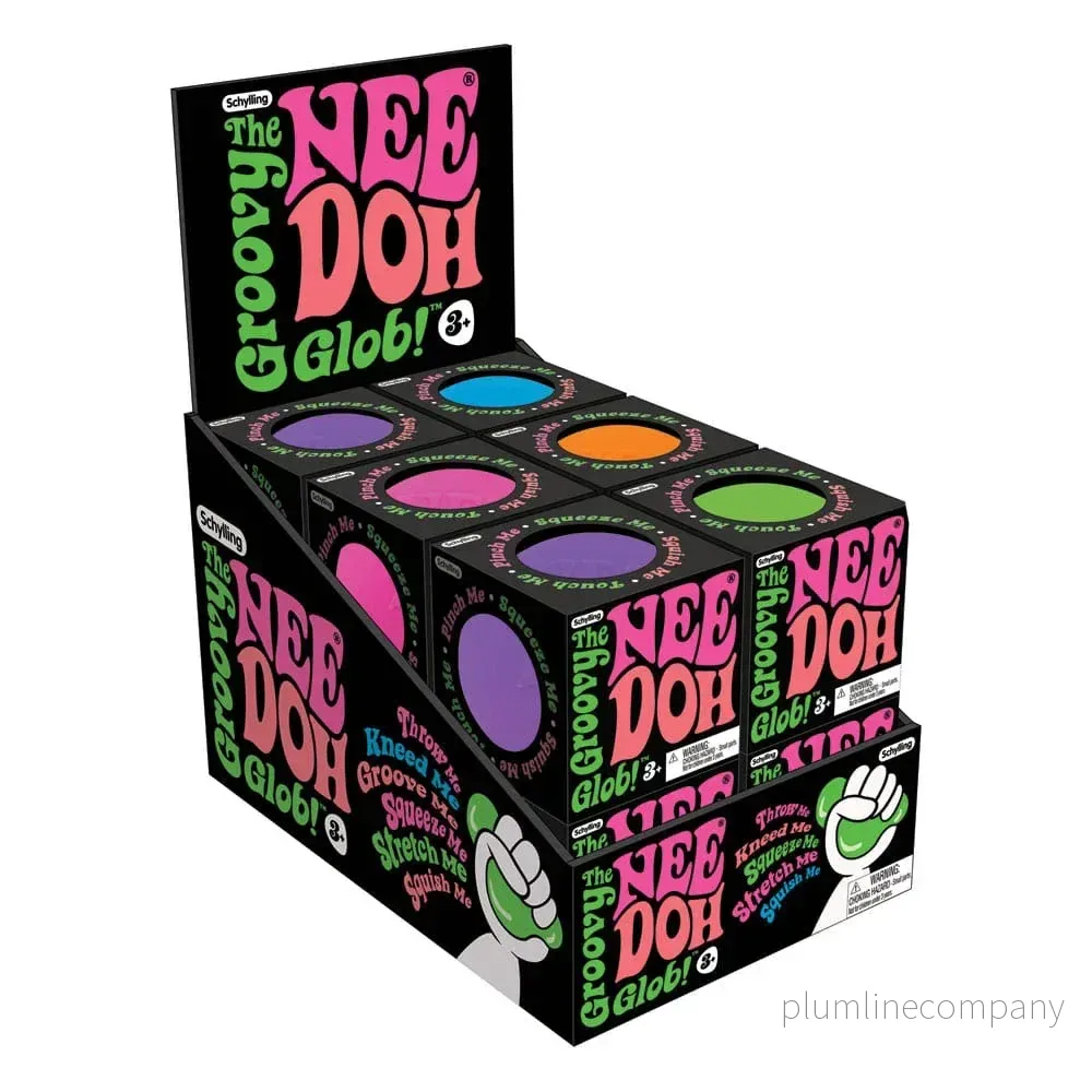 Classic NeeDoh Squeeze Balls 6 cm - Set med 12 - Bild 2