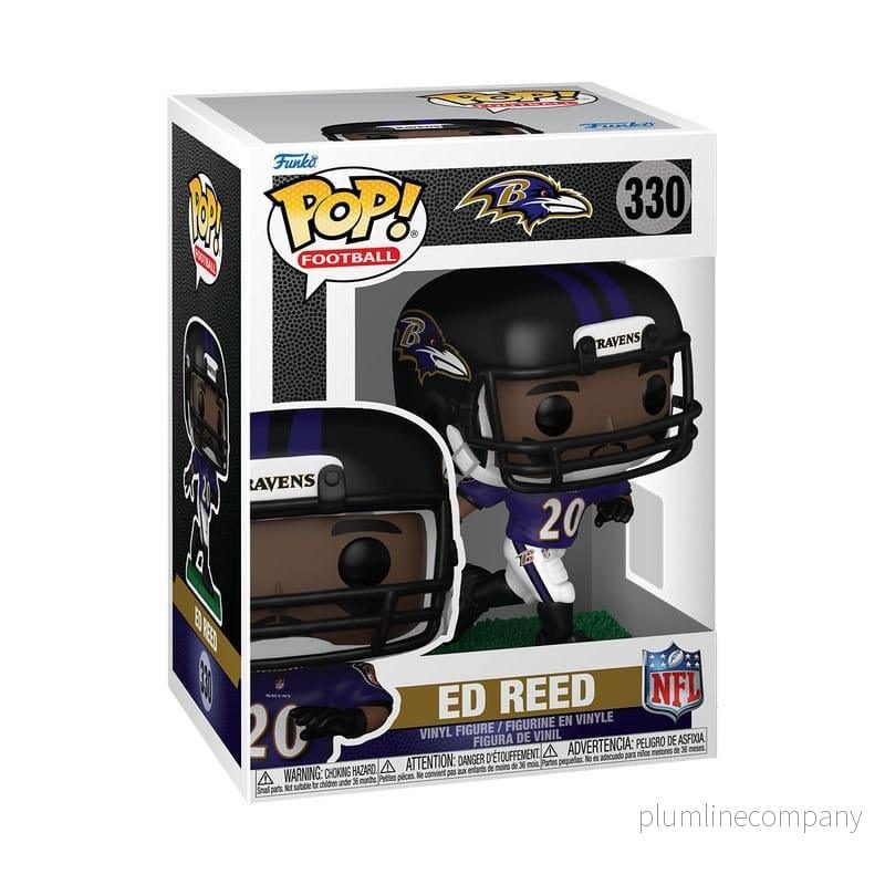 NFL: Legends POP! Sports Figur Legends - Ed Reed (Ravens) 9 cm - Bild 3