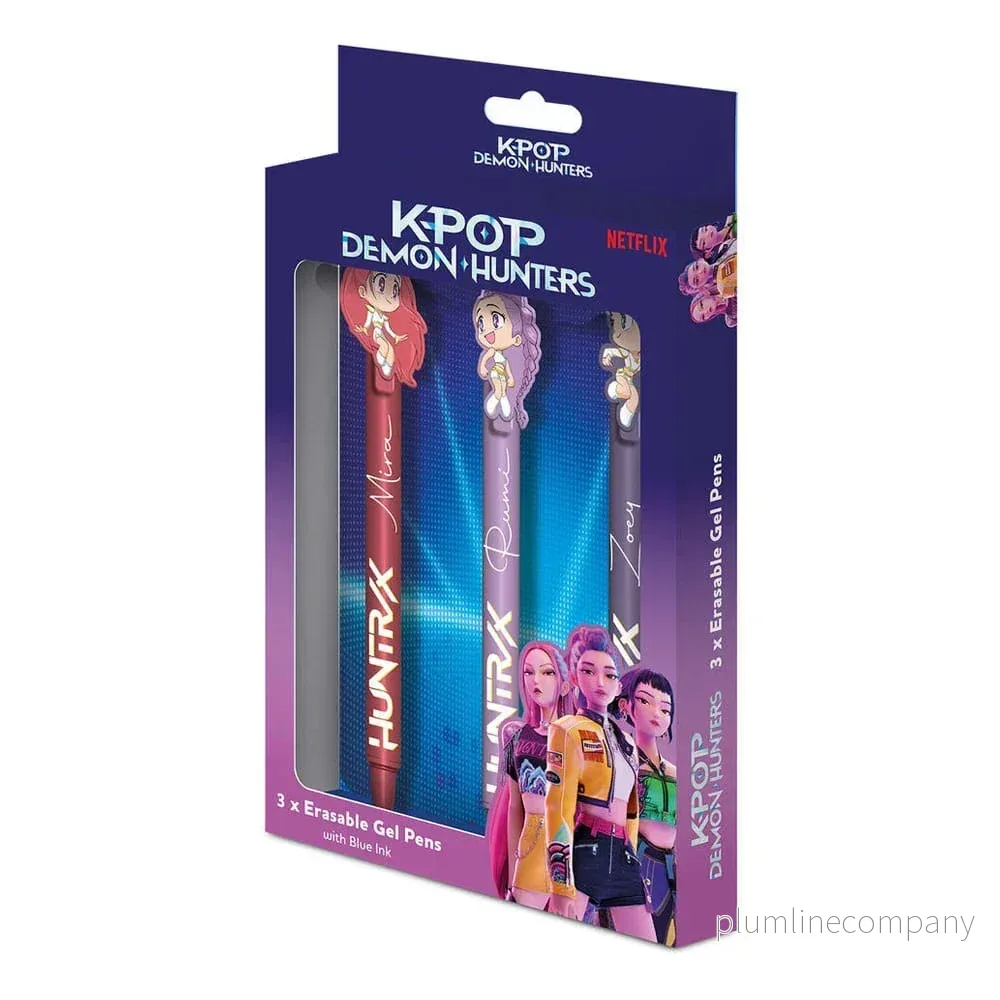 KPop Demon Hunters Gel Pens 3-Pack Erasable - Bild 3
