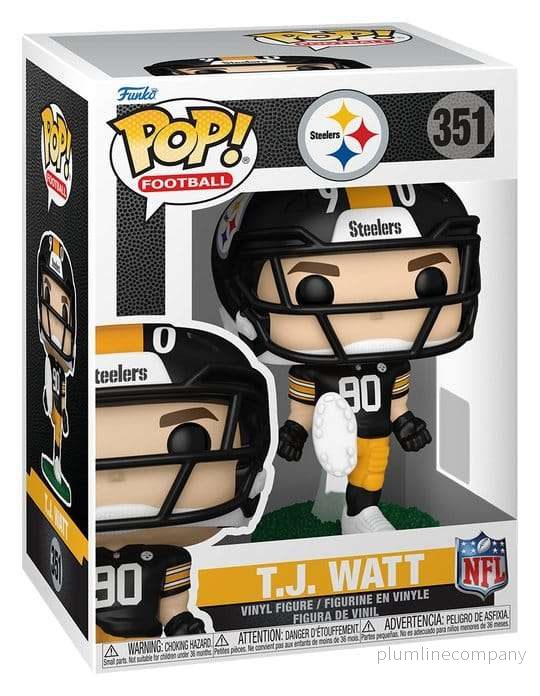 NFL POP! Figur: Steelers – T.J. Watt 9 cm - Bild 2