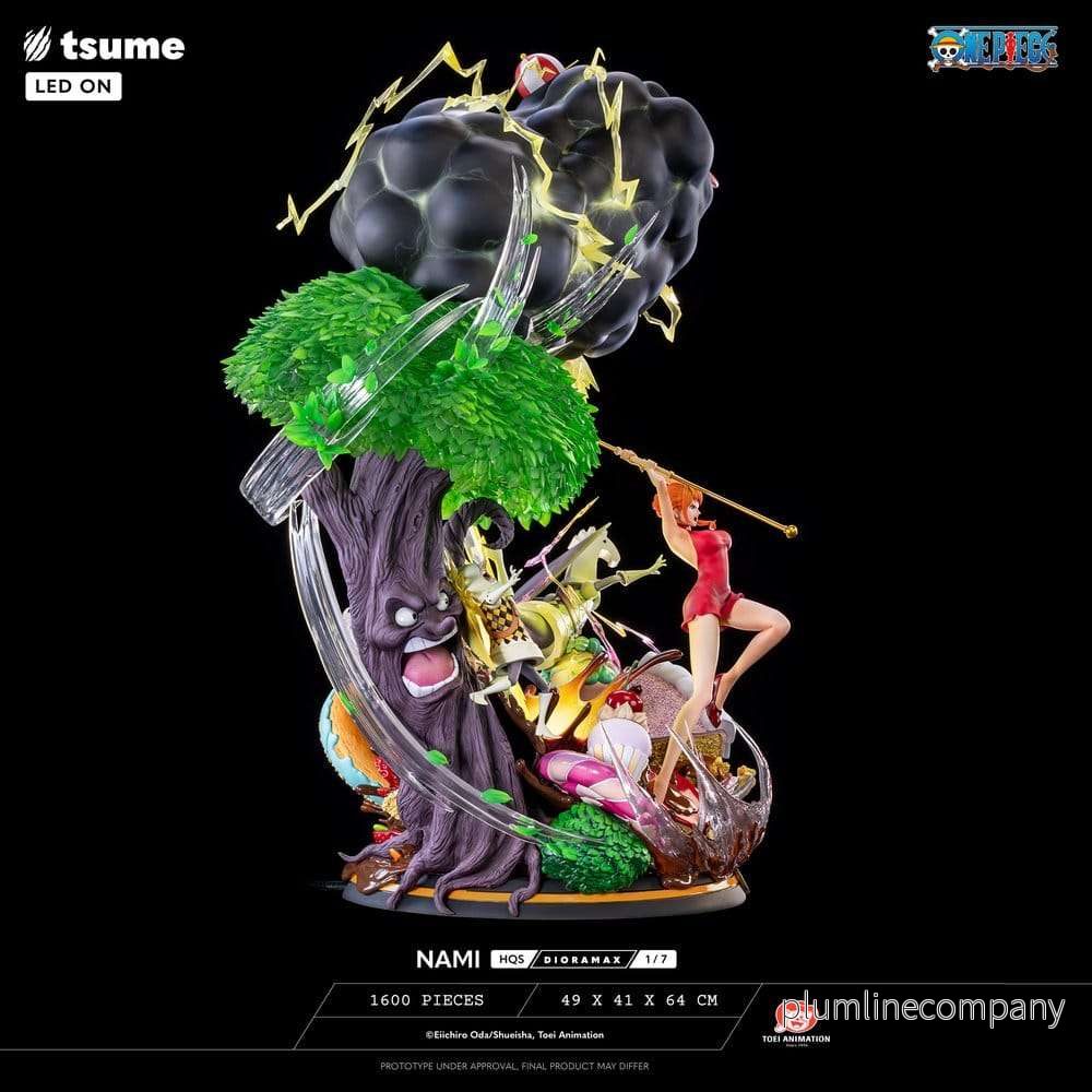 One Piece HQS Dioramax Figur 1/6 Nami 64 cm - Bild 3