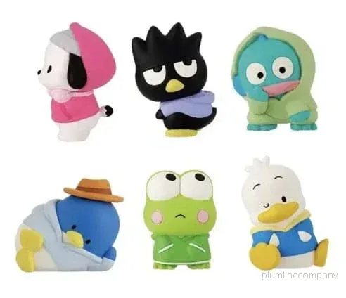 Sanrio Twinchees Mini Figurer Hapidanbui Hoodie 5 cm Display (24) - Bild 2