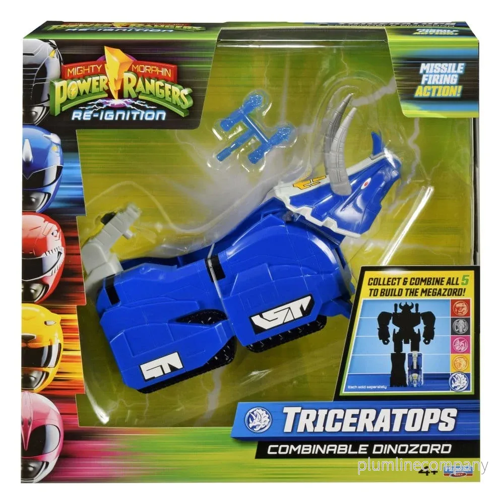 Mighty Morphin Power Rangers Kombinerbara Dinozord Actionfigur Triceratops 20 cm - Bild 3