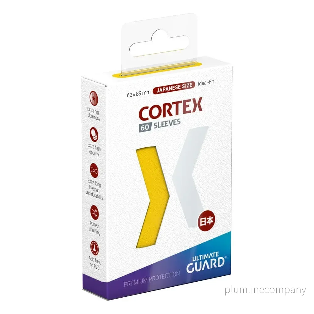 Ultimate Guard Cortex Sleeves Japansk Storlek (60) - Gul