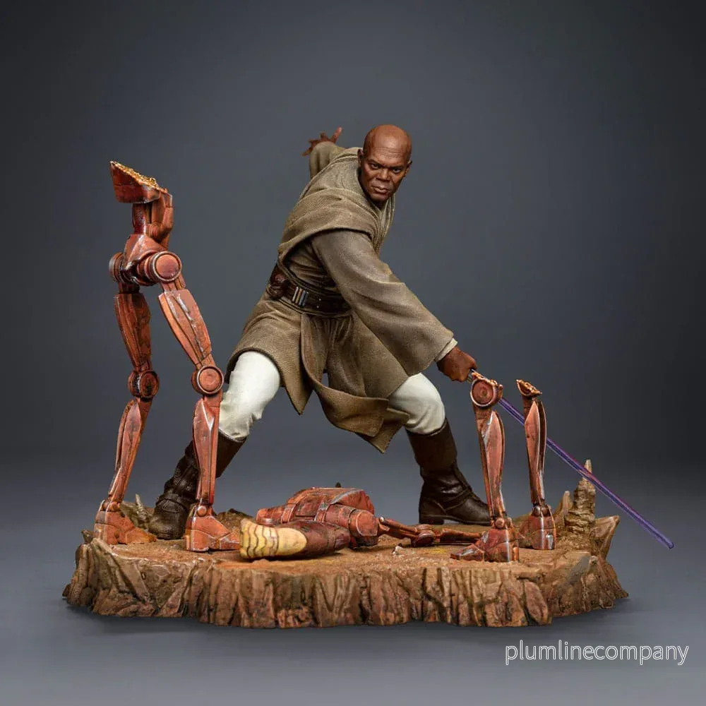 Star Wars Art Scale Figur 1/10 Mace Windu 18 cm - Bild 3