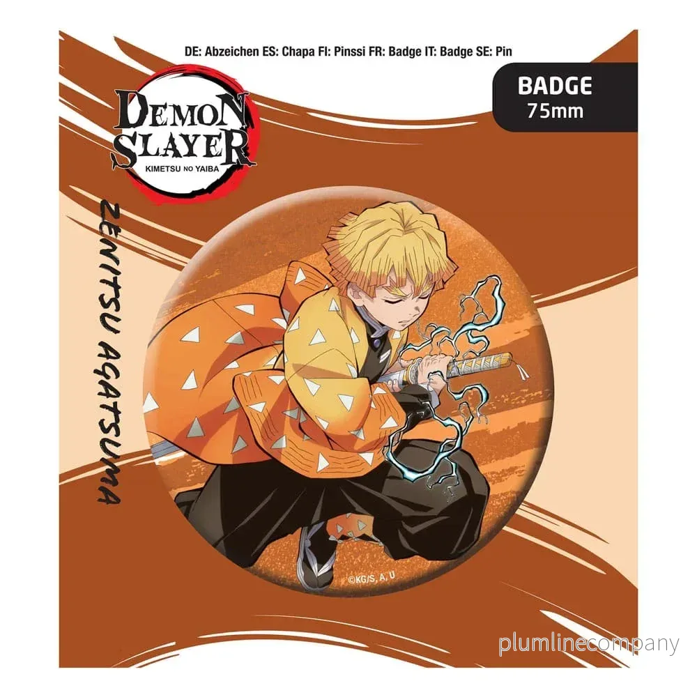 Demon Slayer: Kimetsu no Yaiba Pin Badge – Zenitsu Agatsuma Demon Slayer: Kimetsu no Yaiba Pin Badge – Zenitsu Agatsuma