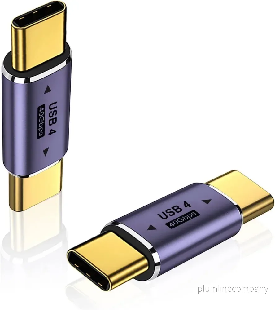 NÖRDIC USB4 adapter hane till hane 40G 8K60Hz PD100W NÖRDIC USB4 adapter hane till hane 40G 8K60Hz PD100W