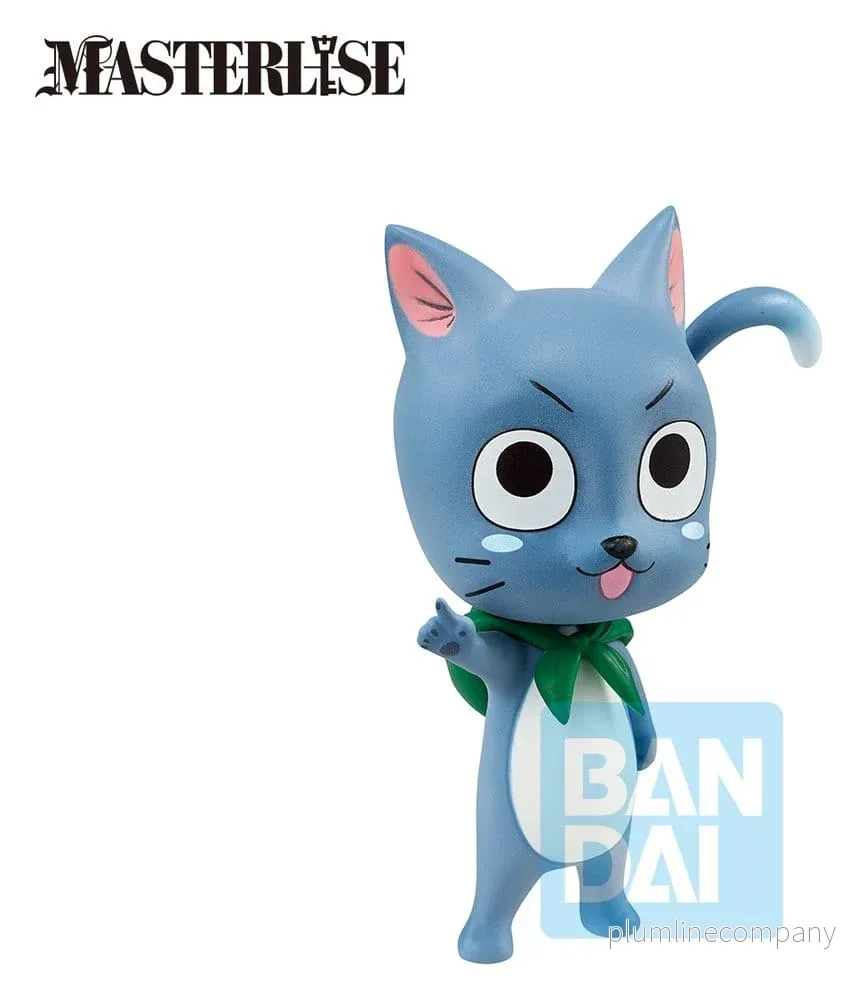 Fairy Tail 20-årsjubileum Ichibansho Masterlise PVC-figur Happy 7 cm - Bild 2
