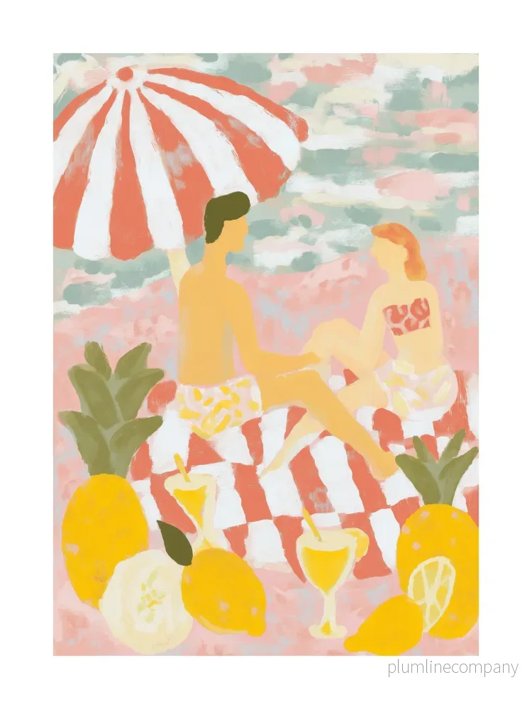 Beachside Bliss Poster