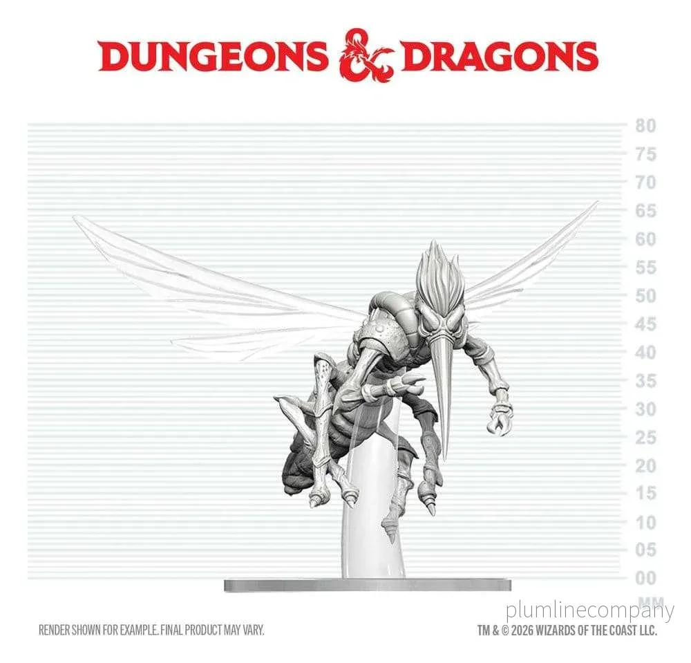 Dungeons & Dragons Nolzur's Marvelous Miniatures Opaintad figur Chasme 17 cm - Bild 3