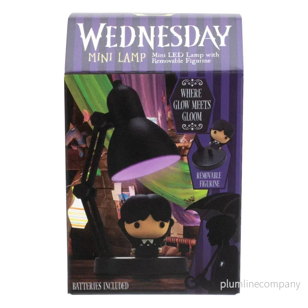 Wednesday Mini LED-Lampa med Figur 10 cm - Bild 3