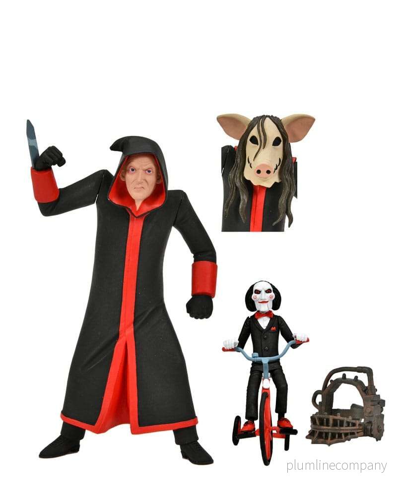 Saw Toony Terrors Actionfigur Jigsaw Killer med Billy och trehjuling – Boxset 15,2 cm - Bild 2