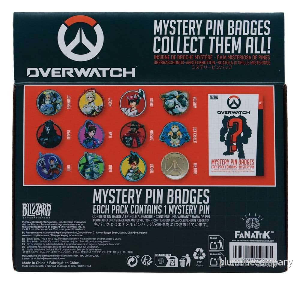 Overwatch Mystery Pin Badges Blind Box-display (12) - Bild 3