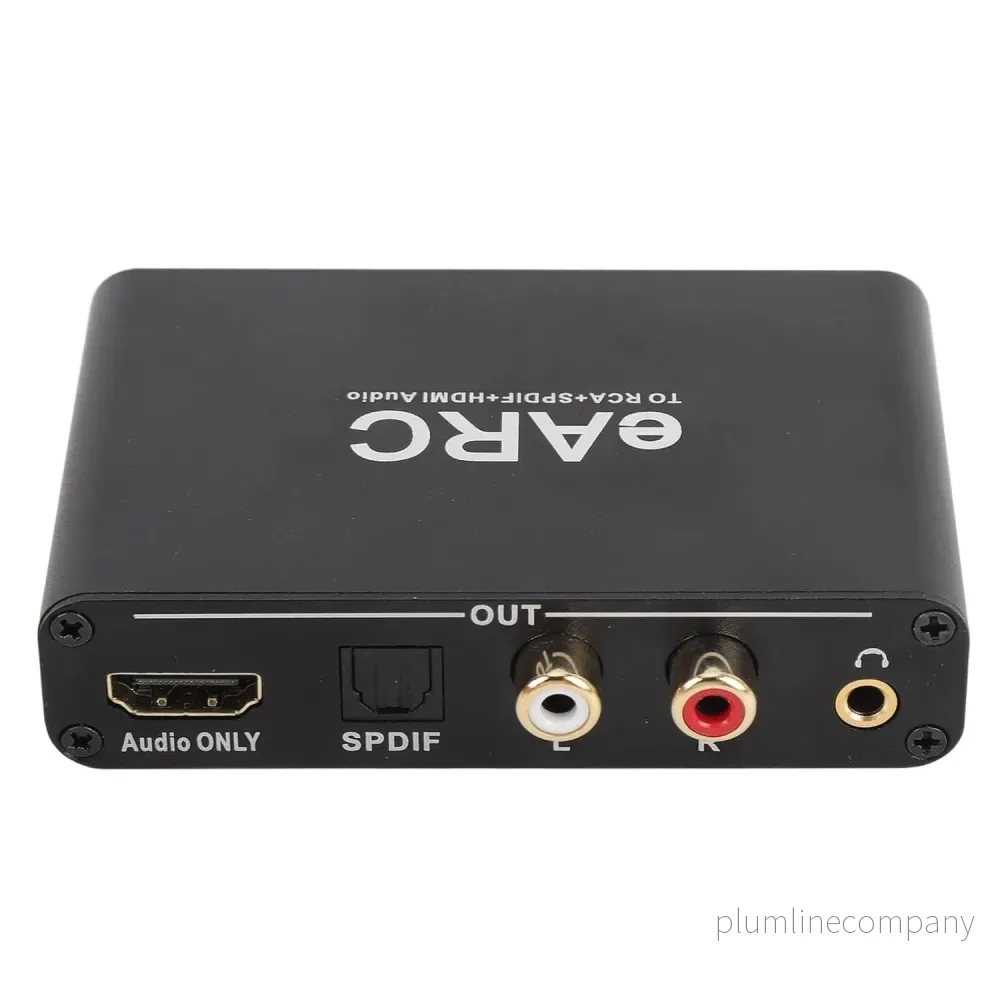 NÖRDIC eARC/ARC HDMI Ljud-Extractor, 24 bit 192 kHz volymkontroll, HDMI, RCA, optisk och 3,5 mm ljudutgång, för HDTV, högtalare och förstärkare NÖRDIC eARC/ARC HDMI Ljud-Extractor, 24 bit 192 kHz volymkontroll, HDMI, RCA, optisk och 3,5 mm ljudutgång, för HDTV, högtalare och förstärkare