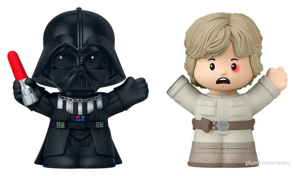 Star Wars Little People Samlars Figur Mini 2-Pack Jag Är Din Far 7 cm Star Wars Little People Samlars Figur Mini 2-Pack Jag Är Din Far 7 cm
