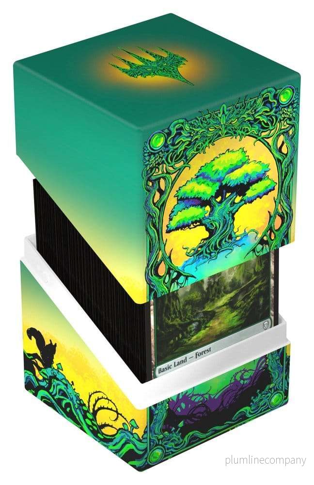 Ultimate Guard RTE Boulder 100+ Magic: The Gathering "Mana Token" – Forest - Bild 3