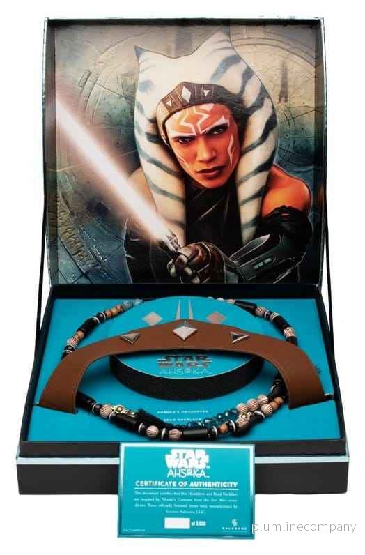 Star Wars: Replica av Ahsoka Tano pannband och bälte med pärlor Star Wars: Replica av Ahsoka Tano pannband och bälte med pärlor