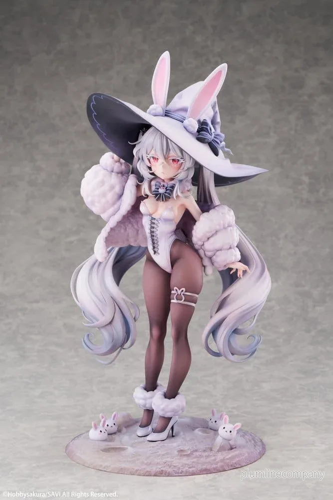 Originalfigur i PVC 1/6 Moon Witch Police Marshmallow illustration av SAVI Deluxe Edition 34 cm
