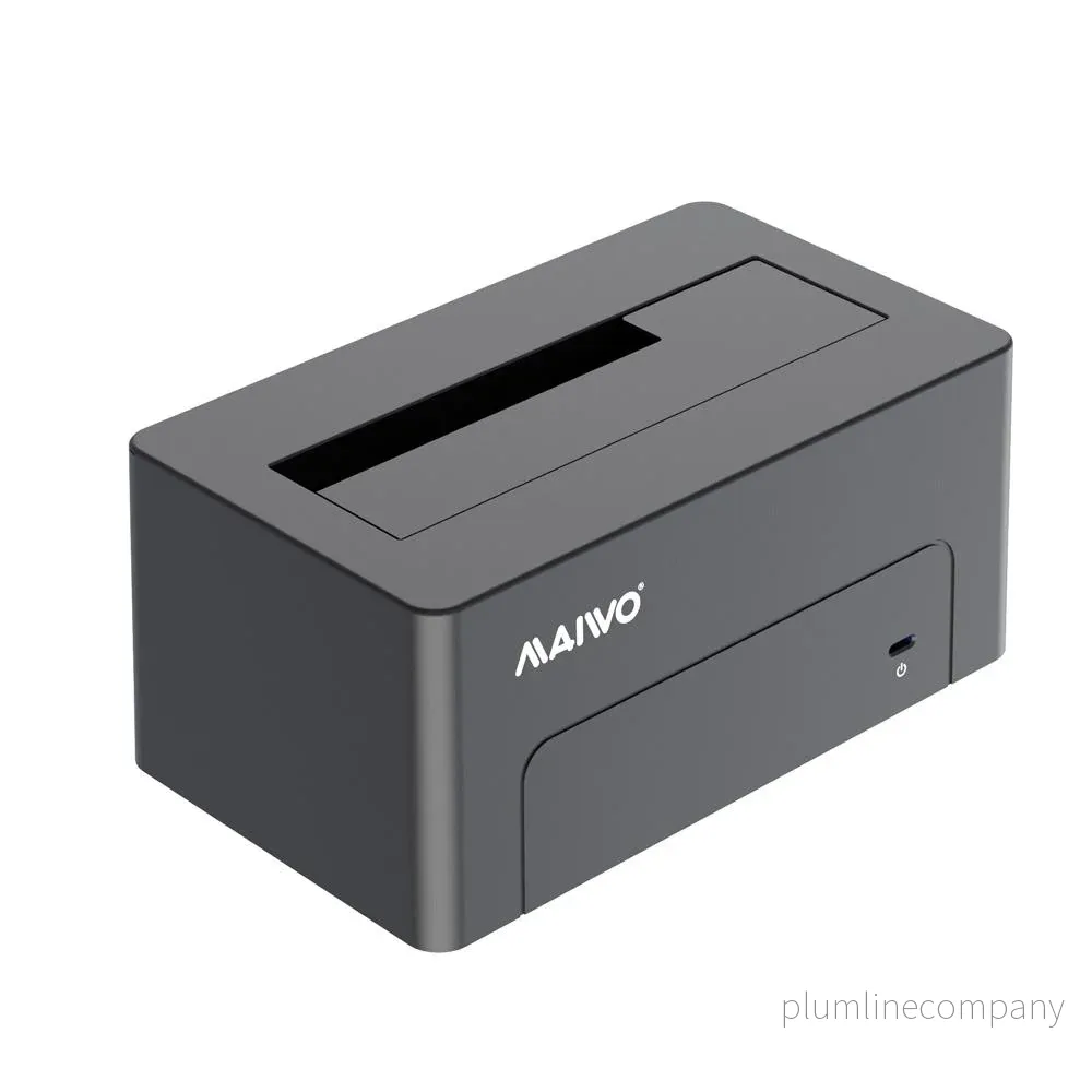 Maiwo K308 USB 3.1 GEN1 5Gbps Dockningsstation för 1st 2,5/3,5″ SATA HDD/SSD upp till 14TB med stöd för UASP