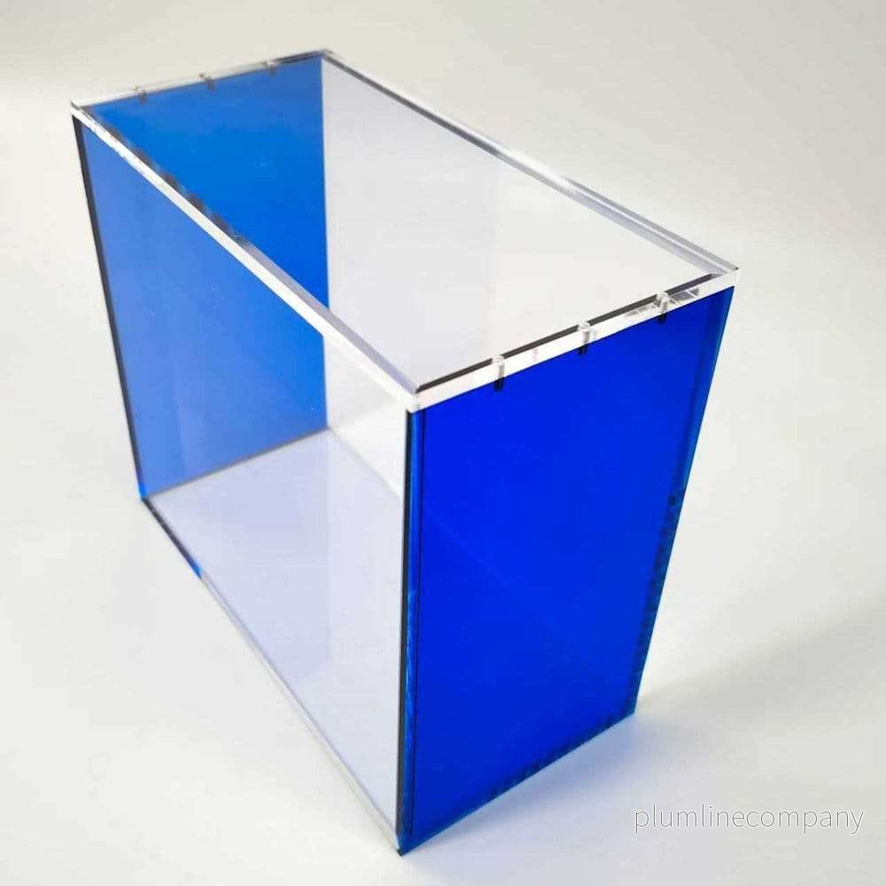 Evoretro magnetiskt displaycase i akryl för ETB med färgade sidor - blå - Bild 3
