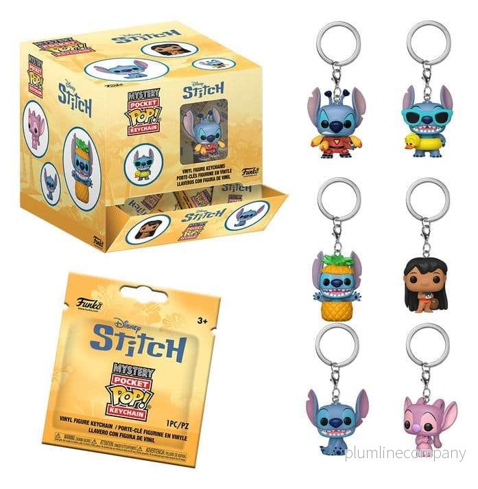 Lilo & Stitch POP! Vinyl-nyckelringar 4 cm display (12)