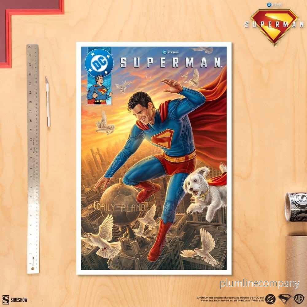 Superman (2025) DC Comics Konsttryck Superman: Ett Tecken på Hopp 41 x 61 cm - utan ram - Bild 3