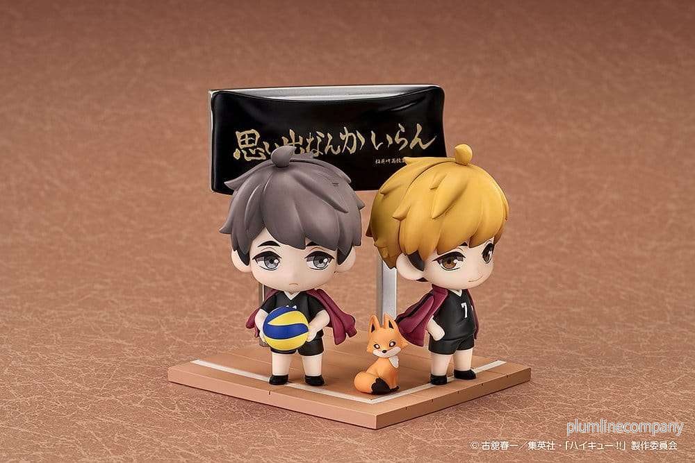 Haikyu!! Qset+ minifigurer 2-pack Atsumu Miya & Osamu Miya 8 cm - Bild 3
