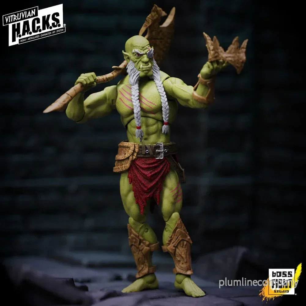 Vitruvian H.A.C.K.S. Action Figur Mighty Orc Sovran Bur’Zagi Vitruvian H.A.C.K.S. Action Figur Mighty Orc Sovran Bur’Zagi