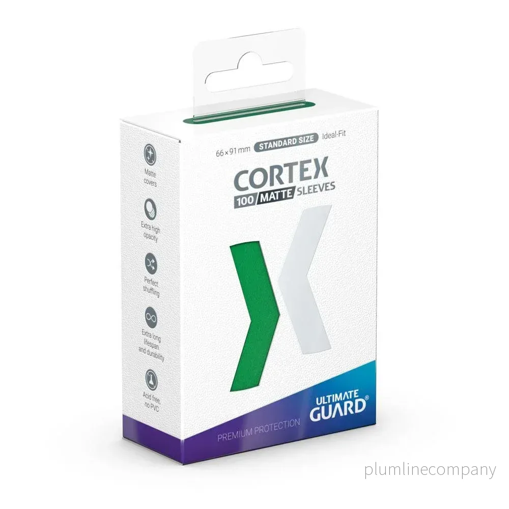 Ultimate Guard Cortex Sleeves Matte Standard Size (100) – Grön