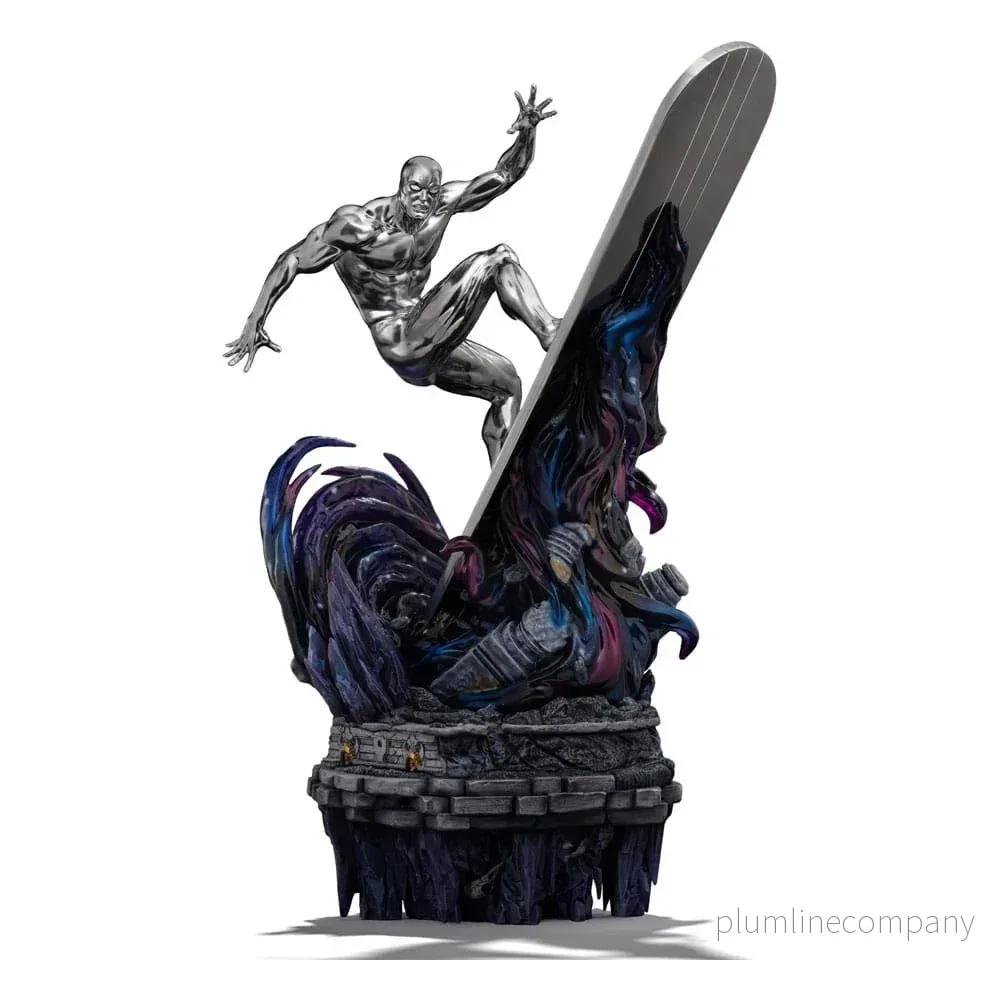 Marvel Comics Infinity Gauntlet Diorama Art Scale Figur 1/10 Silver Surfer Deluxe 36 cm - Bild 2