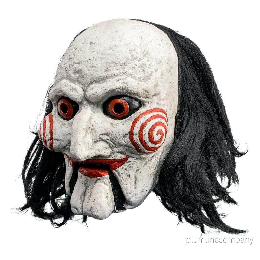 Saw Latex Mask Billy Puppet med Rörlig Mun - Bild 3