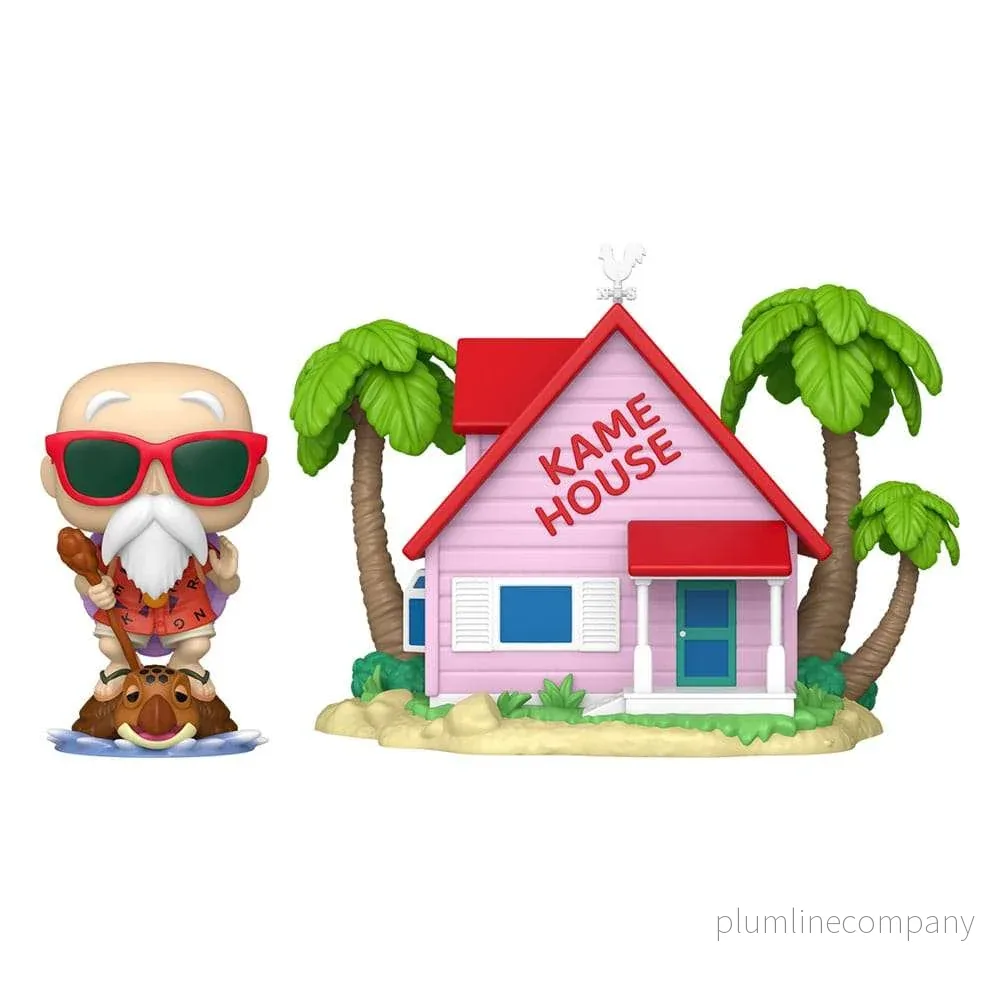 Dragon Ball POP! Town Figur Kame House w/Master Roshi 9 cm Dragon Ball POP! Town Figur Kame House w/Master Roshi 9 cm