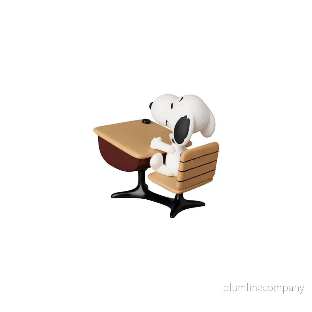 Peanuts UDF Series 18 Mini Figure Snoopy med skrivbord 9 cm - Bild 3