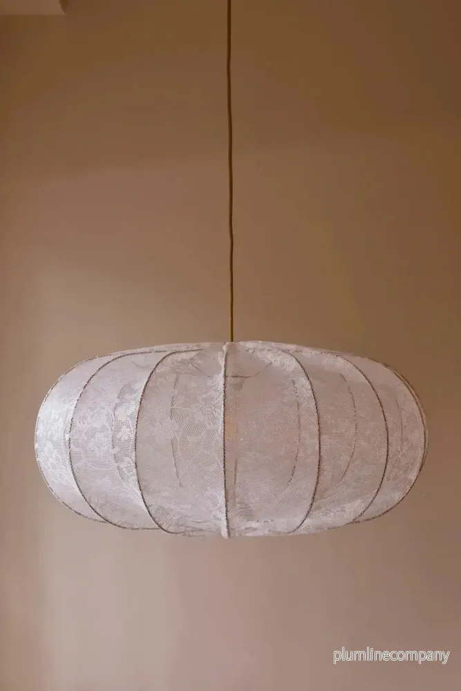 Stor taklampa Moln i spets - Bild 2