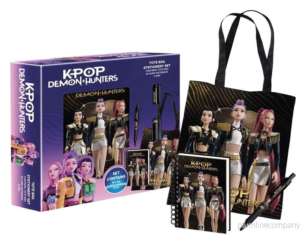 KPop Demon Hunters tygväska med skrivset Golden display (6)