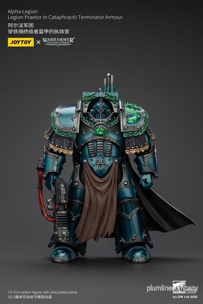 Warhammer The Horus Heresy Action Figur Alpha Legion Legion Praetor i Cataphractii Terminator Armour – 18 cm Warhammer The Horus Heresy Action Figur Alpha Legion Legion Praetor i Cataphractii Terminator Armour – 18 cm