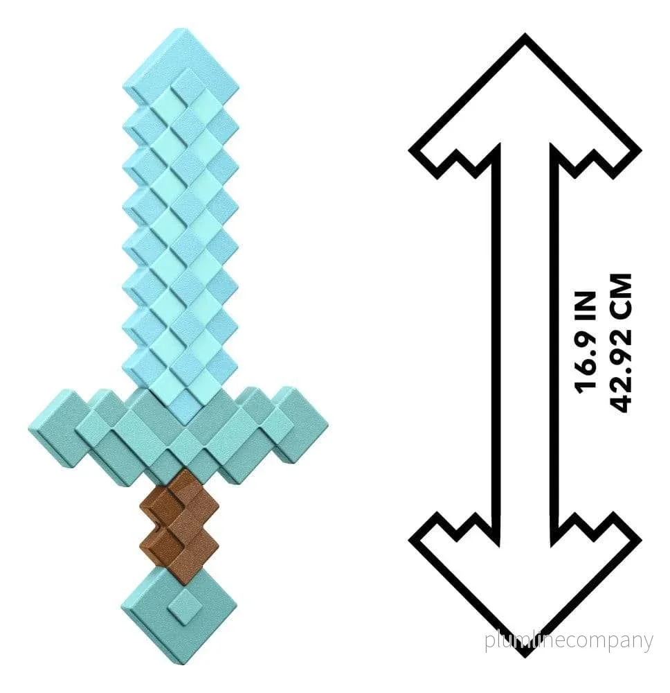 Minecraft Roleplay Replica Diamond Sword 43 cm - Bild 3