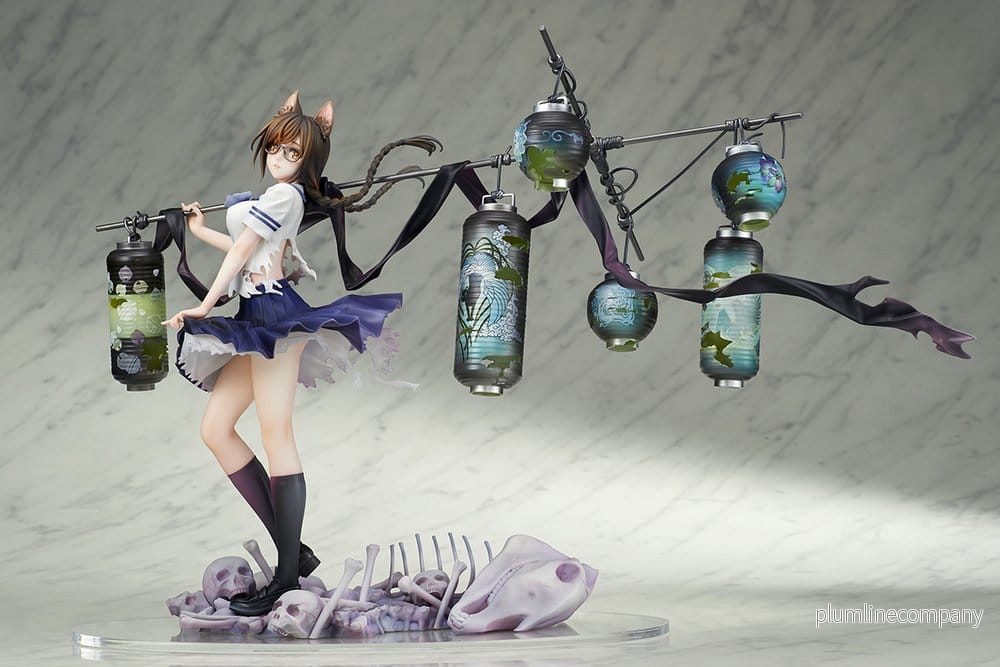 Bakemonogatari PVC-figur i skala 1/7 av Tsubasa Hanekawa, 26 cm Bakemonogatari PVC-figur i skala 1/7 av Tsubasa Hanekawa, 26 cm