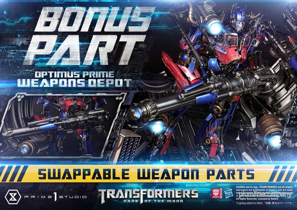 Transformers: Dark of the Moon (Film) Museum Masterline Statue Optimus Prime Weapons Depot Bonus Version 127 cm - Bild 3