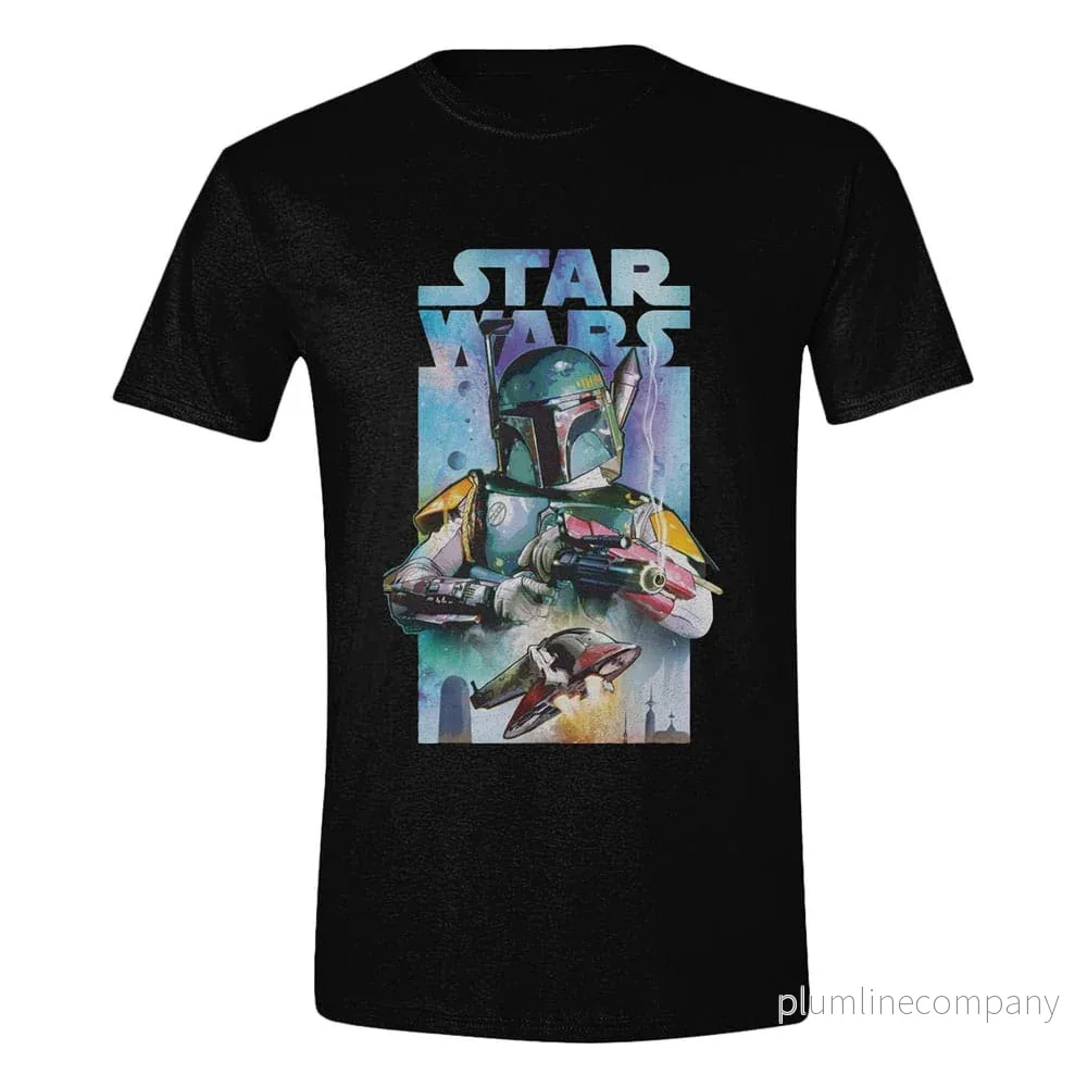 Star Wars T-shirt med Boba Fett-affisch - Bild 2