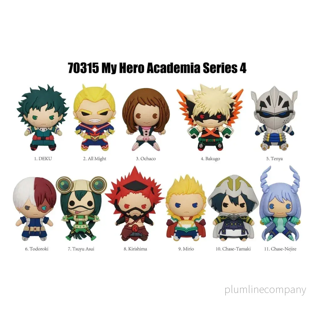 My Hero Academia 3D PVC Bag Clips Series 4 Display (24) My Hero Academia 3D PVC Bag Clips Series 4 Display (24)