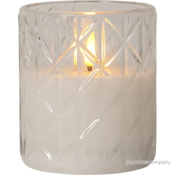 Konstgjorda ljus Glas 10 cm