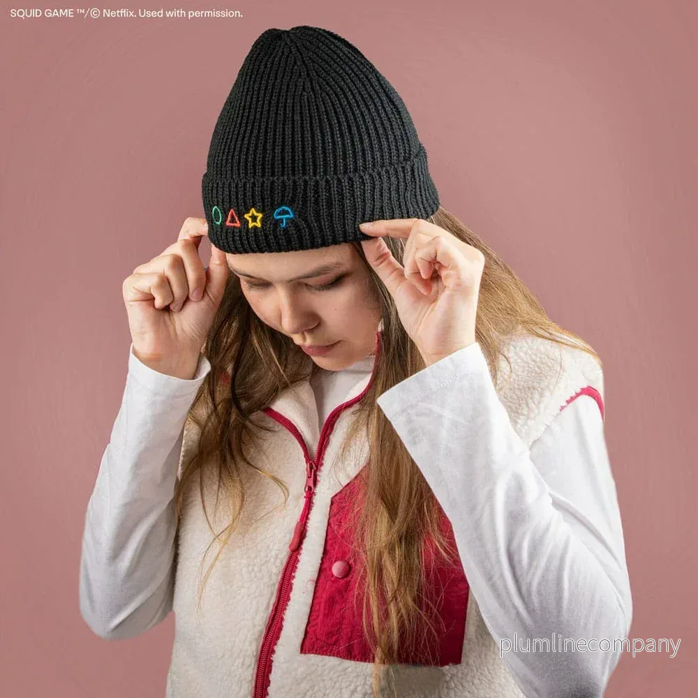Squid Game Beanie Dalgona - Officiellt Licensierad - Bild 3