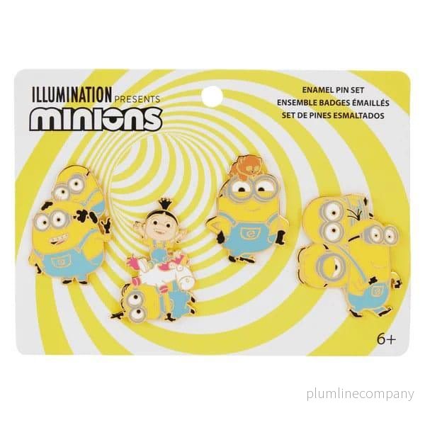 Despicable Me by Loungefly Enamel Pins 4-set