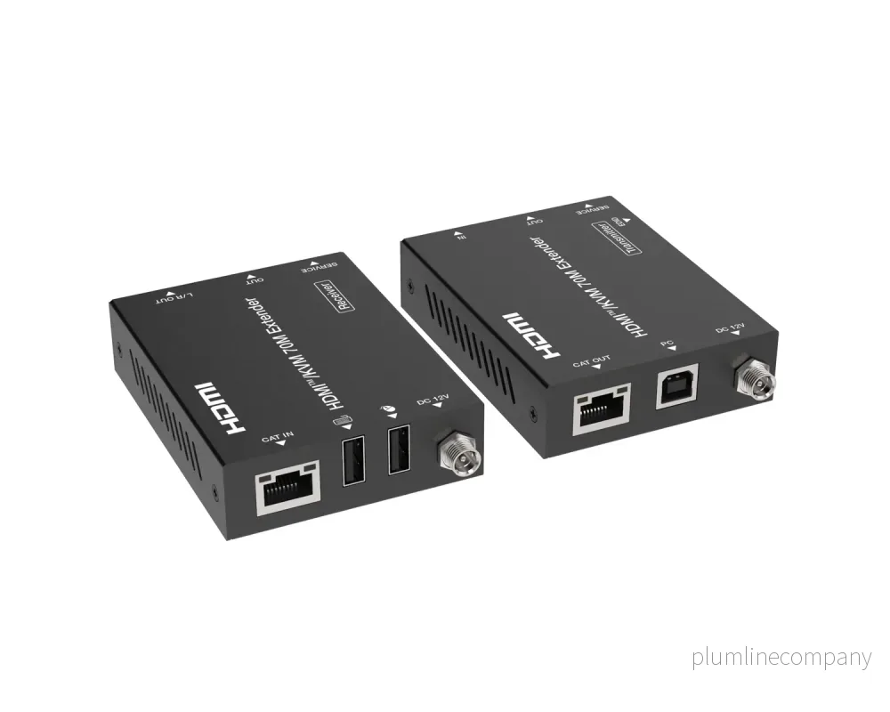 NÖRDIC KVM Förlängare HDMI 4K60Hz 70m CAT6 - Bild 2